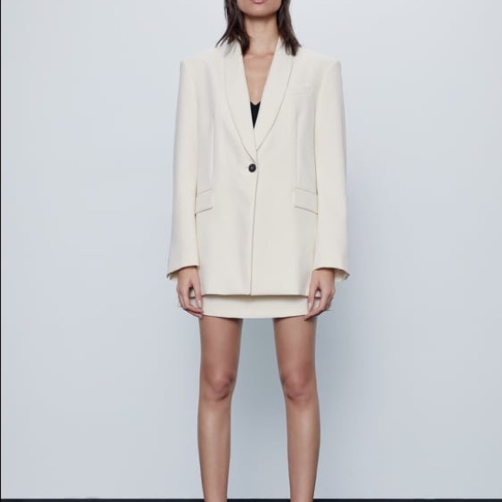 Extra Small Off White Zara Blazer